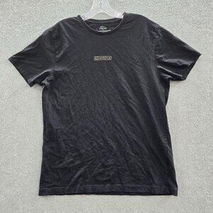 Chipotle Men Shirt‎ Large Black Real Ingredients Loomstate Short Sleeve Tee